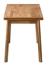 NordicStory Mesa extensible de comedor de madera maciza de roble &quot;Mini 1&quot; 110-170 x 65 x 77 (75) cm.