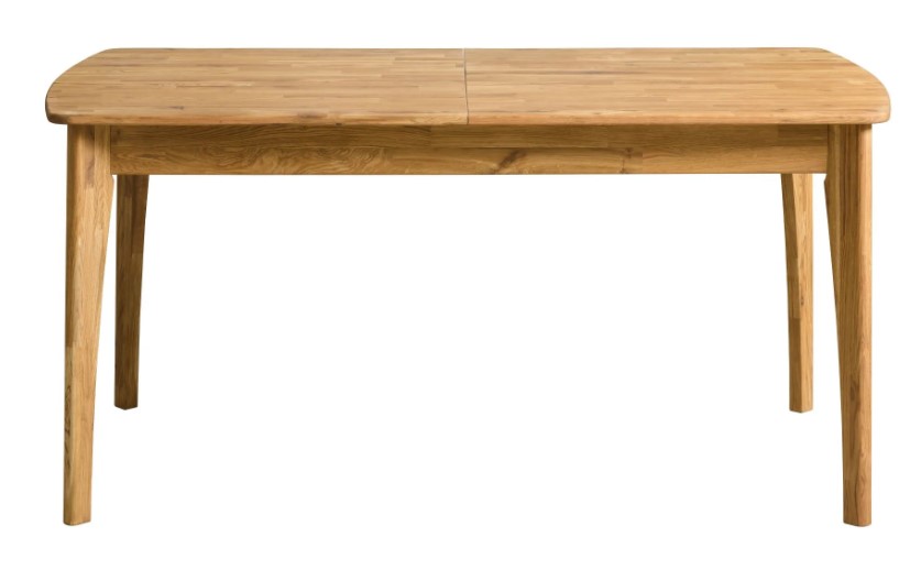 NordicStory Mesa extensible de comedor de madera maciza de roble &quot;Monty&quot;
