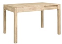 NordicStory Mesa extensible de comedor de madera maciza de roble &quot;Marsi&quot; 85-125 x 80 x 75 cm.