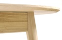 NordicStory Mesa de comedor ovalada y extensible de madera maciza de roble &quot;Escandi 2&quot;