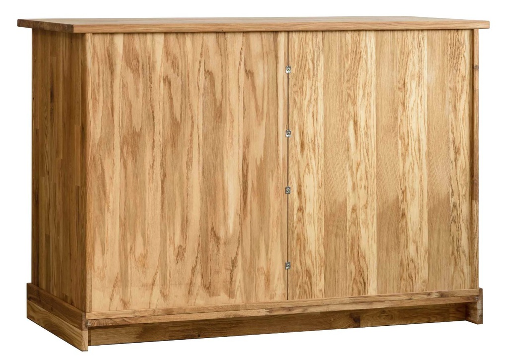 NordicStory Aparador Comoda rustica de madera maciza de roble &quot;Provance 2&quot; 121 x 48 x 84,5 cm.