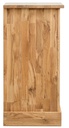 NordicStory Comoda cajonera rustica de madera maciza de roble &quot;Provance 3&quot; 50 x 42 x 84,5 cm.