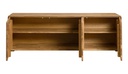 NordicStory Mueble de TV de madera maciza de roble &quot;Combo 2&quot; 172 x 41 x 54 cm.