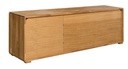 NordicStory Mueble de TV de madera maciza de roble &quot;Combo 2&quot; 172 x 41 x 54 cm.