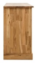 NordicStory Aparador Comoda rustica de madera maciza de roble &quot;Provance 3x3&quot; 175 x 48 x 84,5 cm.