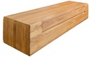 NordicStory Mueble de TV flotante de madera maciza de roble &quot;Faina&quot; 180 x 45 x 32 cm.