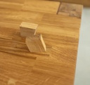 NordicStory Mesa extensible de comedor de madera maciza de roble &quot;Mauritz 1&quot;