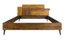 NordicStory Cama de madera maciza roble &quot;Escandi Design&quot; 140 x 200 cm. / 160 x 200 cm. / 180 x 200 cm.