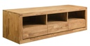 NordicStory Mueble de TV de madera maciza de roble &quot;Merle 1&quot; 175 x 55 x 50 cm.