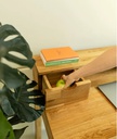 NordicStory Mesa escritorio de madera maciza de roble &quot;Axel II&quot; 105 x 55 x 96 cm.