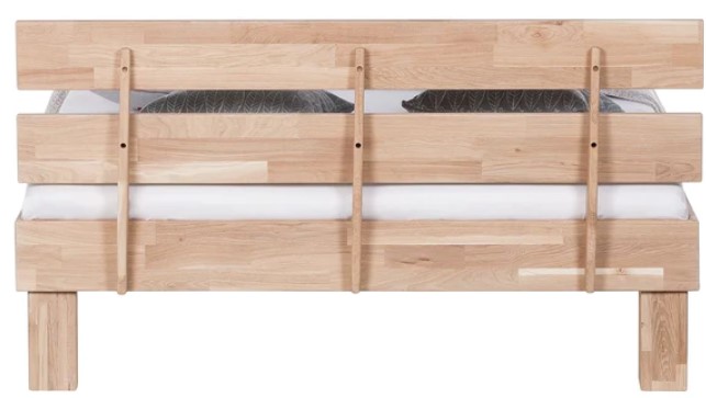 NordicStory Cama de madera maciza de roble &quot;Judith&quot; 160 x 200 cm. / 180 x 200 cm.
