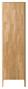 NordicStory Armario de madera maciza de roble &quot;Atlanta 2&quot; 120 x 60 x 210 cm.