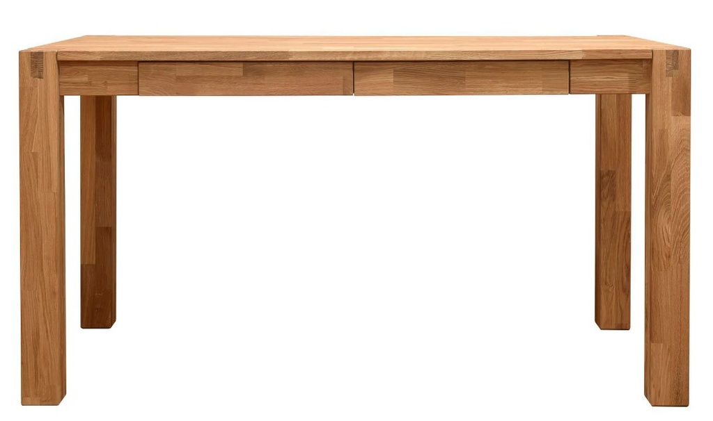 NordicStory Mesa escritorio de madera maciza de roble &quot;Royal&quot; 140 x 70 x 75 cm.