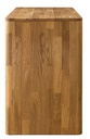 NordicStory Mesa escritorio tocador de madera maciza de roble &quot;Elsa&quot; 110 x 50 x 78 cm.