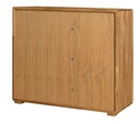 NordicStory Aparador Cómoda de madera maciza de roble &quot;Combo 2&quot; 98 x 41 x 84,3 cm.