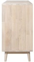 NordicStory Aparador Cómoda de madera maciza roble &quot;Escandi 4&quot; 160 x 45 x 84,5 cm.