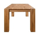 NordicStory Mesa de comedor de madera maciza de roble &quot;Mauritz 3&quot; 200/220 x 100 x 75 cm.