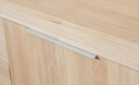 NordicStory Aparador Cómoda de madera maciza de roble &quot;Nordic 3&quot; 228 x 45 x 77 cm.