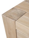NordicStory Aparador Cómoda de madera maciza de roble &quot;Nordic 2&quot; 168 x 45 x 77 cm.