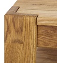 NordicStory Mesa de centro de madera maciza de roble &quot;Mauritz 4&quot; 70 x 70 x 38 cm. / 120 x 70 x 38 cm.
