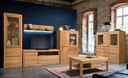 NordicStory Mueble de TV de madera maciza de roble &quot;Elsa LUX&quot; 159 x 44 x 61 cm.