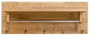 NordicStory Perchero de pared de madera maciza de roble &quot;Litet&quot;  81 x 30 x 24 cm.