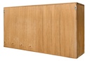 NordicStory Armario de pared de madera maciza de roble &quot;Elsa 21&quot; 108 x 30 x 61,4 cm.