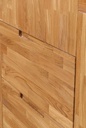 NordicStory Armario de madera maciza de roble &quot;Escandi&quot; 160 x 56 x 202 cm.