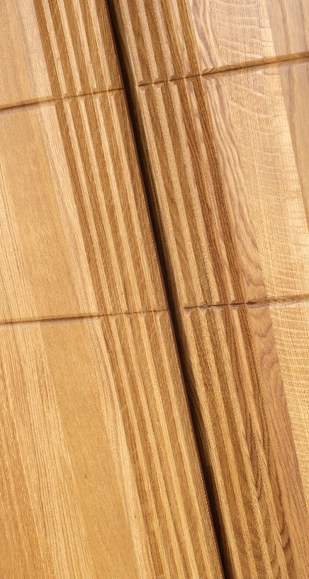 NordicStory Armario de madera maciza de roble &quot;Valencia&quot; 114,6 x 58 x 195 cm.