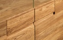NordicStory Vitrina Armario con cristal de madera maciza de roble &quot;Faina 2&quot; 100 x 42 x 194,6 cm.
