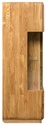 NordicStory Vitrina Armario con cristal de madera maciza de roble &quot;Faina 2.1&quot; 100 x 45 x 131 cm.