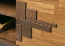 NordicStory Mueble de TV de madera maciza de roble &quot;Escandi Design&quot; 180 x 39 x 54 cm.