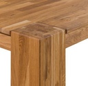 NordicStory Mesa de comedor de madera maciza de roble &quot;Mauritz 3&quot;  180 x 90 x 75 cm.