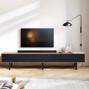 NordicStory Mueble de TV de madera maciza de roble Tokio 404