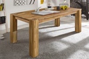 NordicStory Mesa de comedor de madera maciza de roble &quot;Mauritz 3&quot;  180 x 90 x 75 cm.