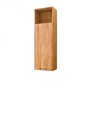 NordicStory Armario flotante de madera maciza de roble &quot;Escandi 1&quot; 42,5 x 32 x 120 cm.