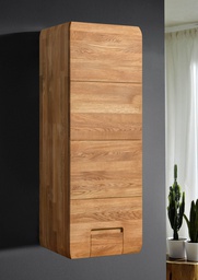 NordicStory  Armario flotante de madera maciza de roble &quot;Faina 1&quot; 45 x 42 x 127,2cm.