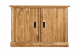 NordicStory Aparador Comoda rustica de madera maciza de roble &quot;Provance 2&quot; 121 x 48 x 84,5 cm.